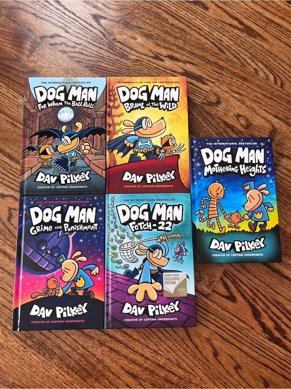 Dog Man Five Book Set by Dav Pilkey